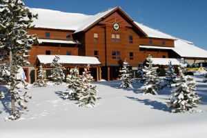 Old Faithful Snow Lodge Winter Exterior