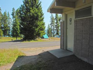 Washrooms at Bridge Bay Campground