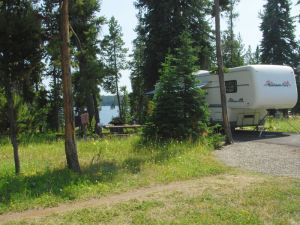 RV at Bridge Bay Campground