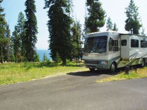 RV at Bridge Bay Campground