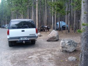 Campsite at Canyon Campground