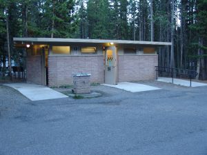 Washrooms at Canyon Campground