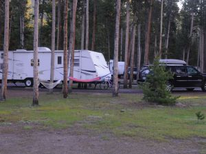 Trailers at Madison Campground