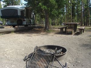 Firepit at Madison Campground