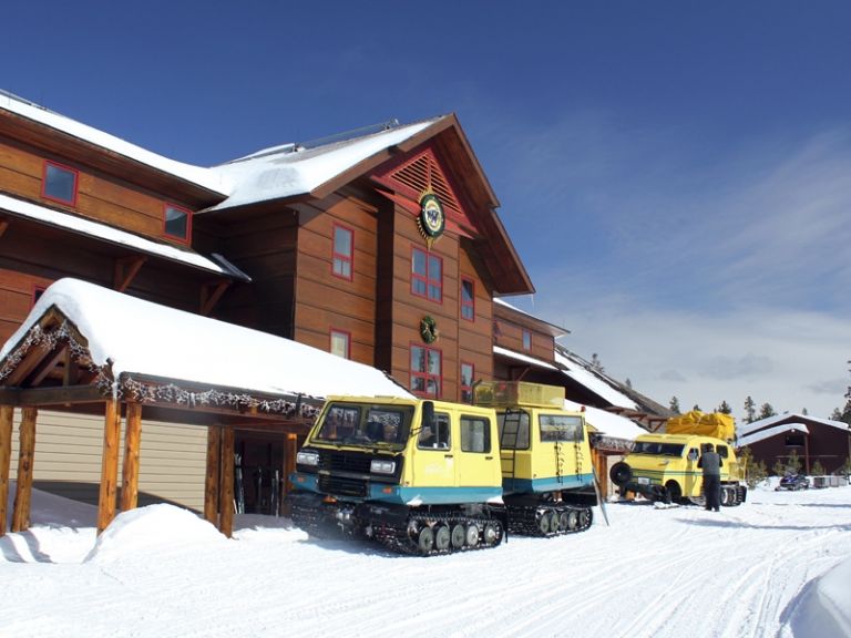 Old Faithful Snow Lodge Winter | Yellowstone National Park Lodges