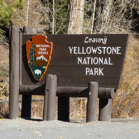 Leaving Yellowstone