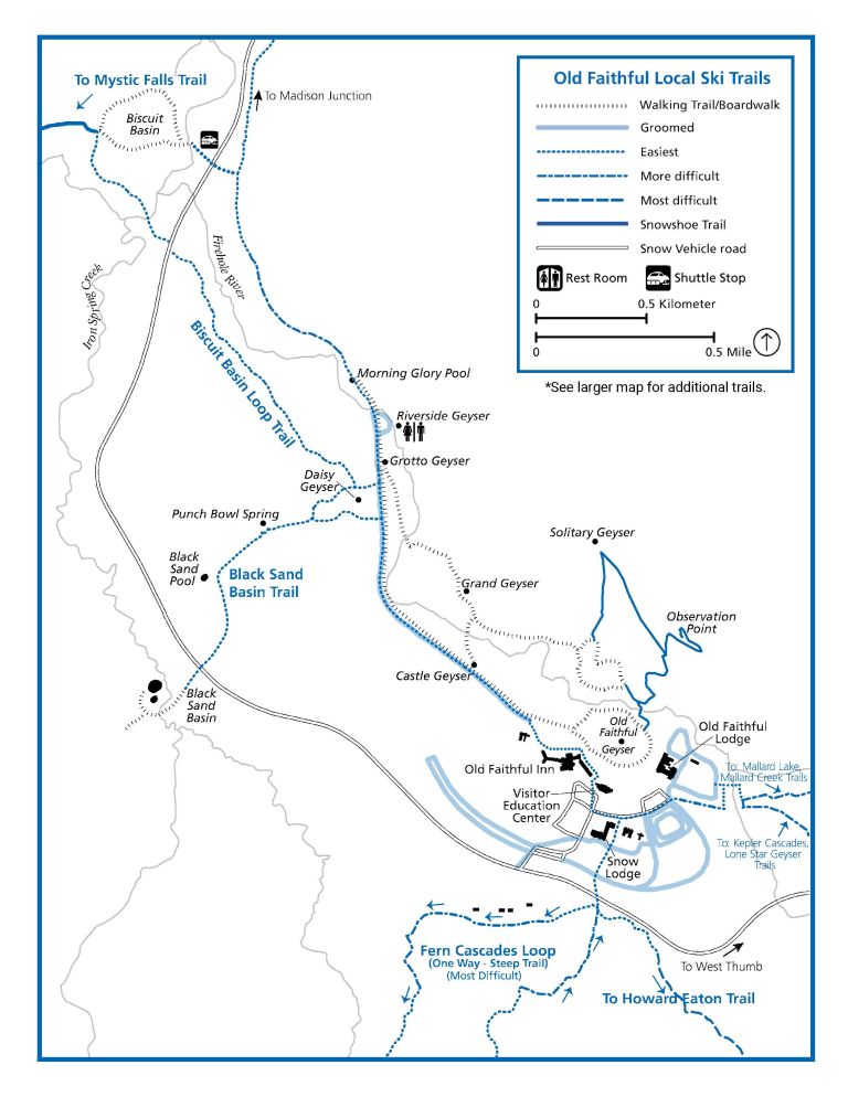 Old Faithful Ski Trails | Yellowstone National Park Lodges